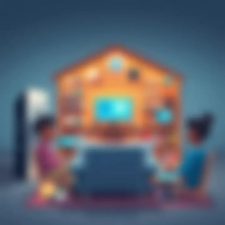 Smart Home Automation: The Future of Living Smart home automation setup with various devices