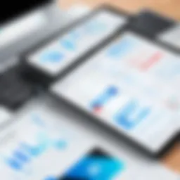 Visual representation of project management tools