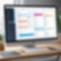 Overview of Asana's user interface showcasing the task management tools.