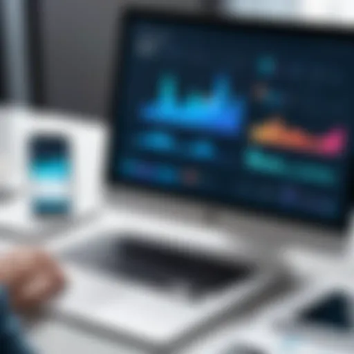 Visual representation of user interaction metrics