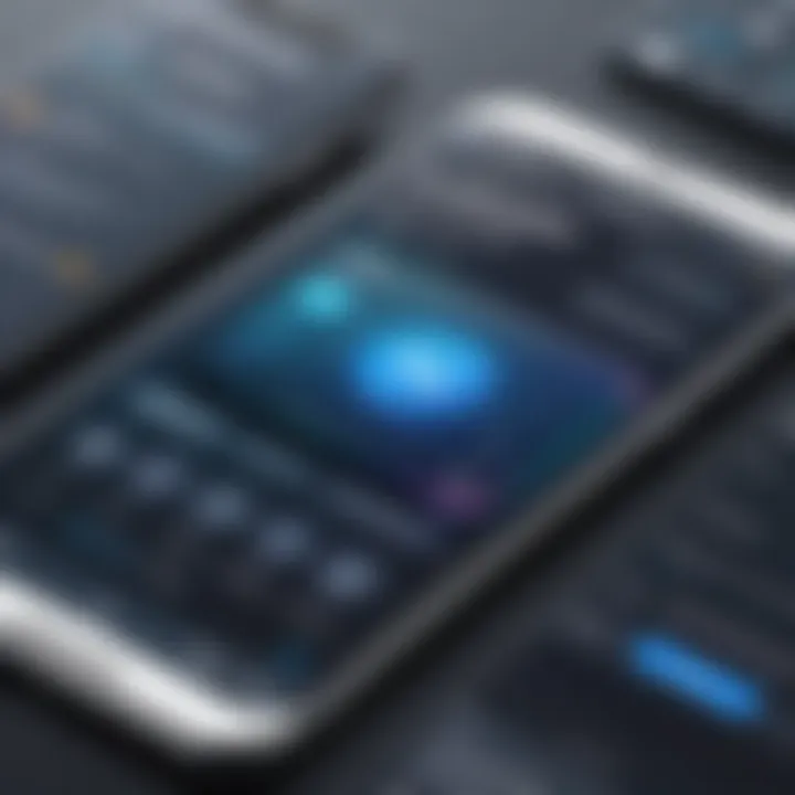 User interface of a popular no code app builder showcasing easy navigation