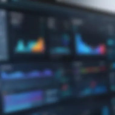Dynamic Dashboard of Business Organization Software Software dashboard showcasing organizational tools