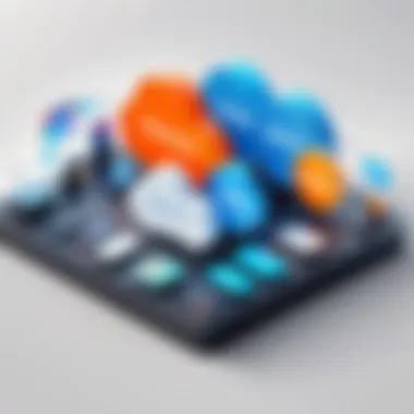 Diagram showcasing PaaS platform capabilities