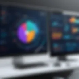 Visualization of CRM system architecture showcasing integration capabilities