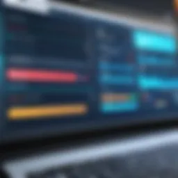 Dashboard showcasing project tracking tools