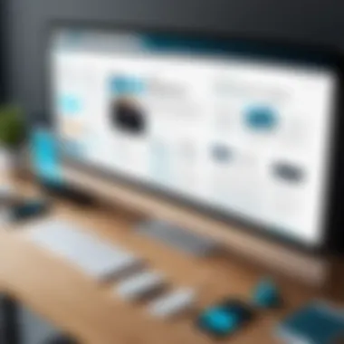 A well-structured website layout enhancing content discoverability