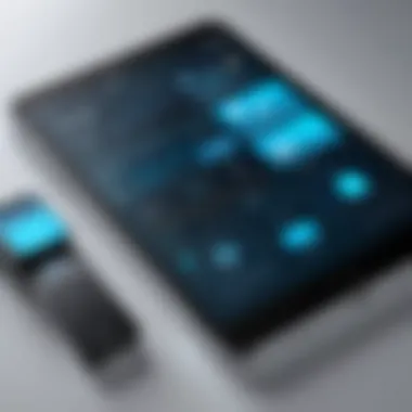 Personalized User Interfaces A sleek interface showcasing personalized user experiences