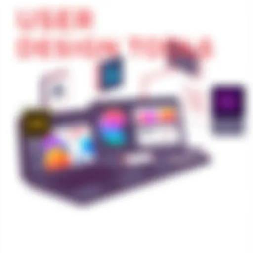 User interface of free Adobe graphic design software