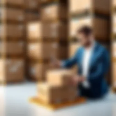 A visual representation of common challenges in inventory management with possible solutions.