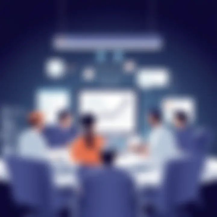 A group brainstorming session to discuss survey strategies and best practices