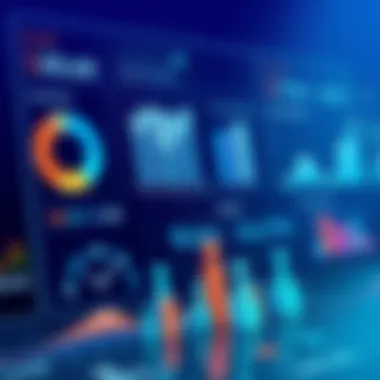 A visual representation of survey analytics and data gathered from responses