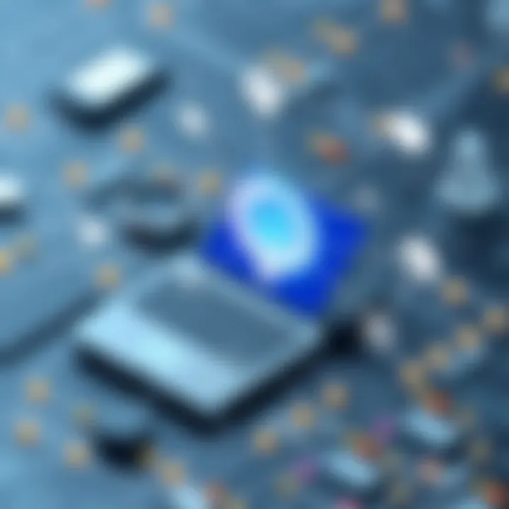 Visual representation of connectivity in gadget technology