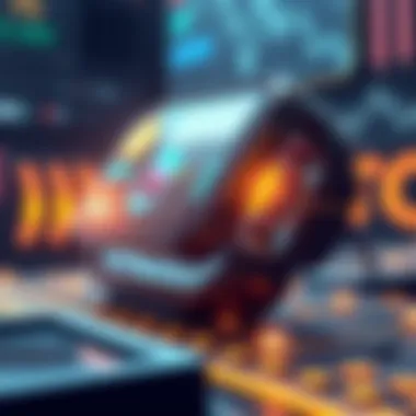 A futuristic gadget showcasing interactive technology