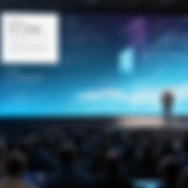 Keynote Address on Future UI Trends A keynote speaker discussing future trends in UI design