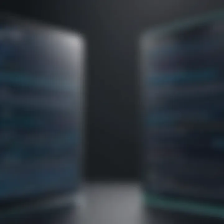 A comparison chart of no-code and low-code platforms