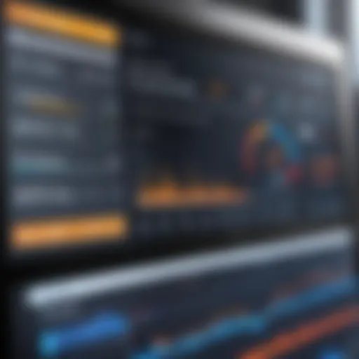 A dashboard showcasing project tracking features