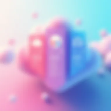 Cloud service pricing structures illustration