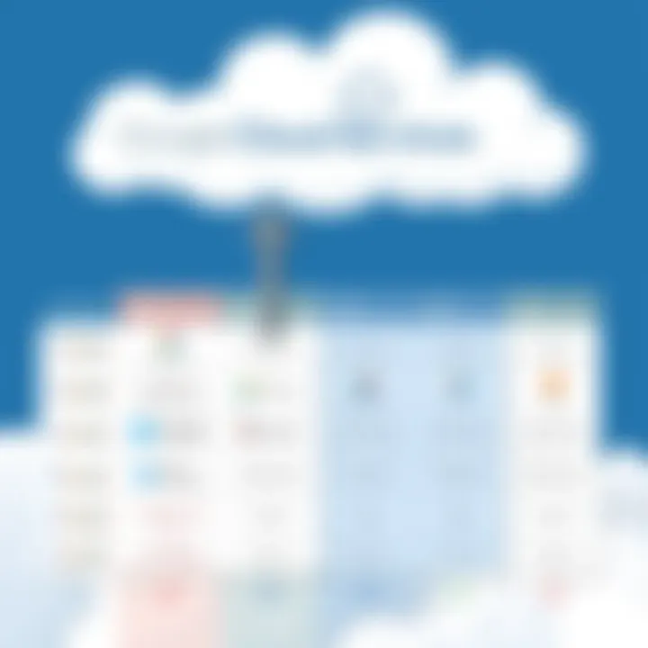 Comparison chart of Google Cloud services