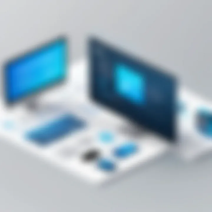Illustration showcasing the advantages of using code-free platforms