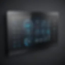 Futuristic Smart Home Control Panel