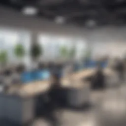 Innovative Tech Startup Office Environment
