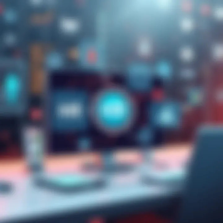 A futuristic representation of next-generation HR technologies