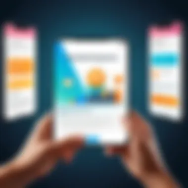 Engaging Gamified Onboarding Experience A vibrant illustration depicting a user engaging with a gamified onboarding process, showcasing interactive elements and rewards.