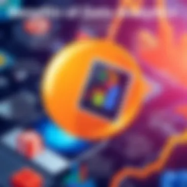 Visual representation of data analytics benefits
