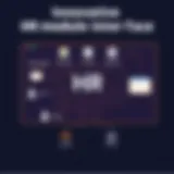 Innovative HR module interface showcasing functionalities