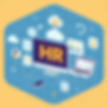 Streamlined HR Processes with Technology Conceptual representation of streamlined HR processes through technology