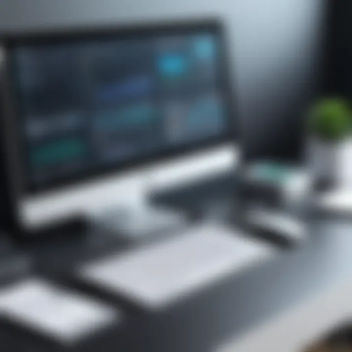 An array of design applications displayed on a laptop, highlighting diverse tools.