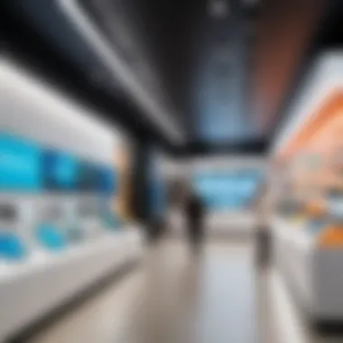 Exceptional Retail Experience A vibrant retail space showcasing exceptional customer service