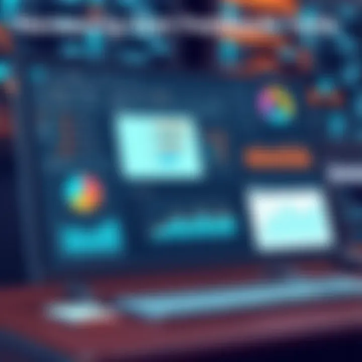 Harnessing User Feedback Tools A digital interface displaying feedback tools and user testing analytics.