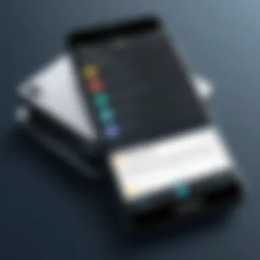 In-App Messaging Features Engaging user interface showcasing in-app messaging features
