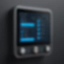 Visual representation of intercom messaging features