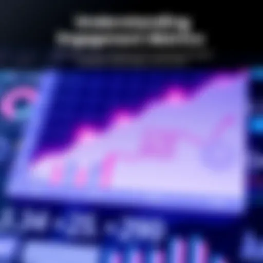 Graph illustrating customer engagement metrics