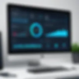 A sleek user interface of project management software