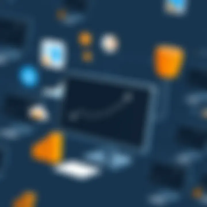 Diagram showing integration of Google Analytics with a website