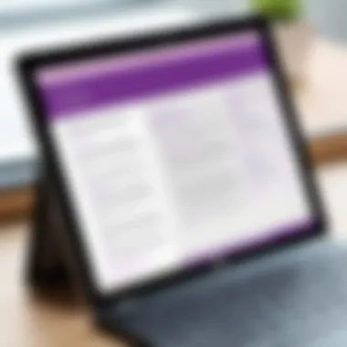 Collaboration in Microsoft OneNote Collaborative features demonstrated in a shared notebook