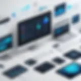 Illustration showcasing various types of tutorial applications