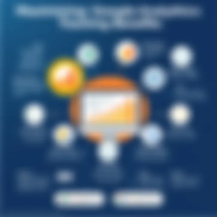 Maximizing Google Analytics Tracking Benefits Graphic showing best practices for maximizing the benefits of Google Analytics tracking