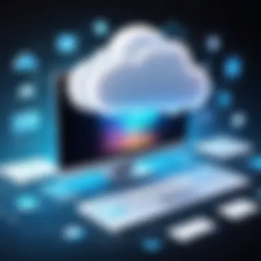 Advanced Cloud Computing Functionalities Visualization Visual depiction of advanced cloud computing functionalities