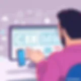 Interface of a user-friendly CRM software showcasing intuitive design