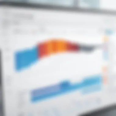 Detailed view of tasks and milestones arranged in a Gantt chart format