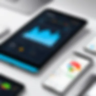 User Engagement Metrics Analysis Visual representation of user engagement metrics during onboarding