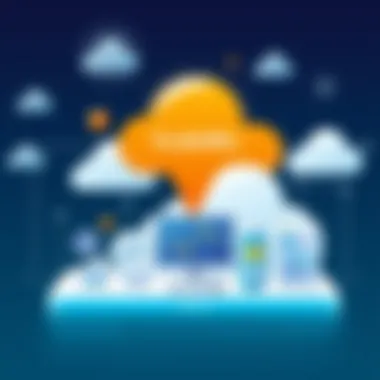 Scalability in SaaS Applications Visual representation of scalability in cloud applications