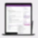 OneNote interface showcasing to-do list features