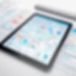 A visual representation of user journey mapping