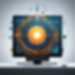 Abstract artwork symbolizing personal growth and achievement