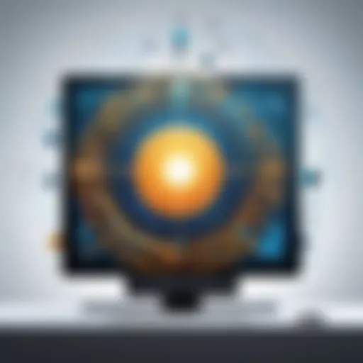 Abstract artwork symbolizing personal growth and achievement
